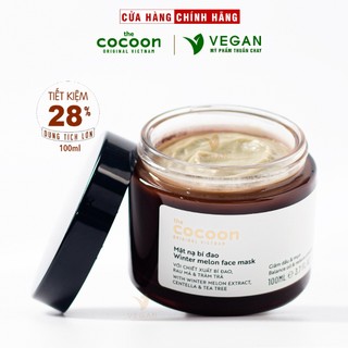  Mặt nạ bí đao cocoon 100ml giảm dầu mụn - VEGAN - Mỹ phẩm thuần chay 