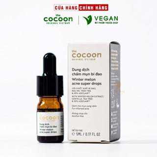 Dung dịch chấm mụn bí đao cocoon Việt Nam 5ml - VEGAN - Mỹ phẩm thuần chay