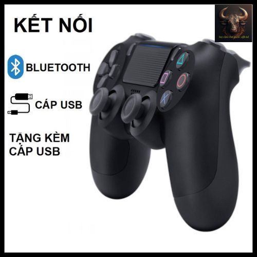 Tay cầm chơi game P4 Plus, Tay cầm chơi game fifa online 4 không dây và có dây, tương thích pc, laptop, điện thoại...