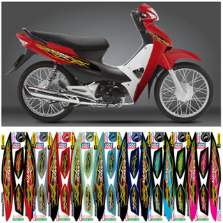 Tem WAVE ALPHA 100 & 50 - mẫu LỬA WAVE S 612289 - Tem 3 lớp chống nước chống bay màu