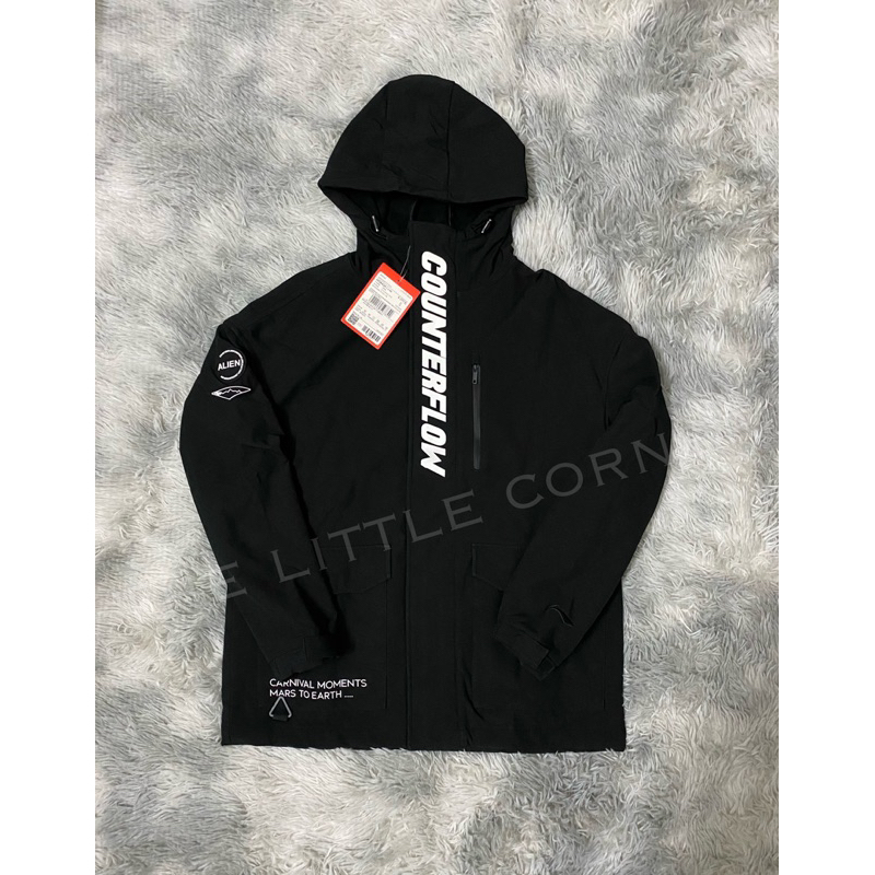 Áo khoác gió lót nỉ nam Lining AWDRA24