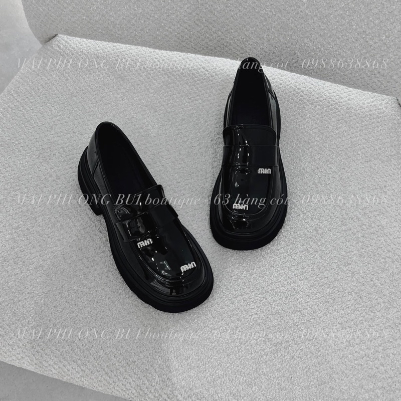 Giày m.iu m.iu 6 phân mai phương bùi fullbox QBEYRAL ẢNH THẬT