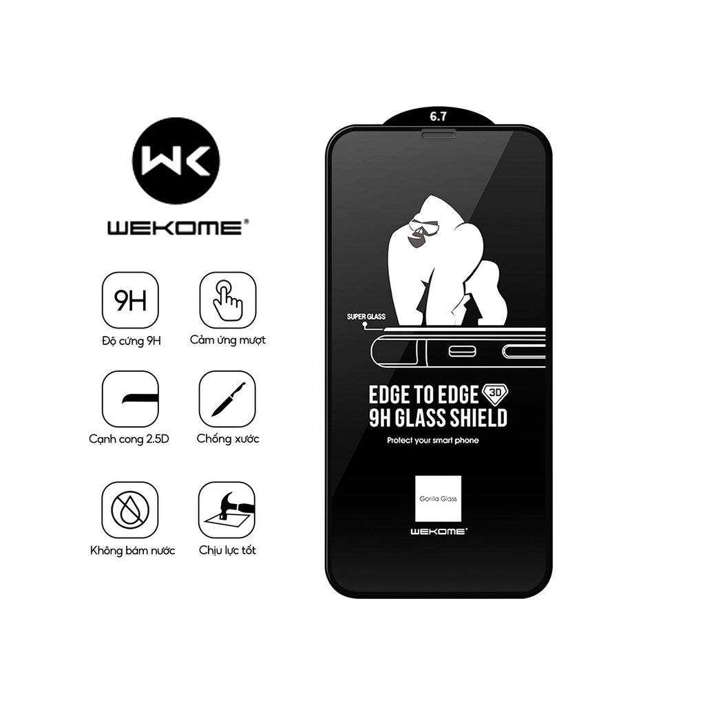Cường lực iphone chống nhìn trộm kingkong 3D full màn iphone  7plus 8plus x xsmax s plus 11 12 13 14 15 pro max