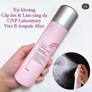 Xịt khoáng vita b cnp lab chai hồng 100ml/ cấp ẩm, làm sáng da