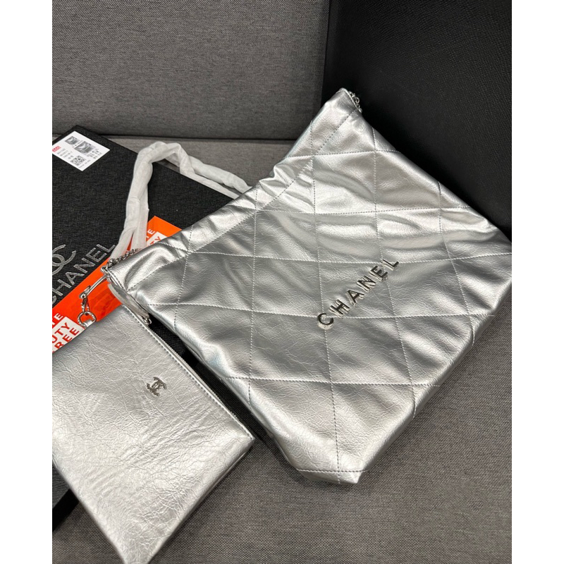 Túi cha.nel bạc size 30 chuẩn hàng mai phương bùi full box