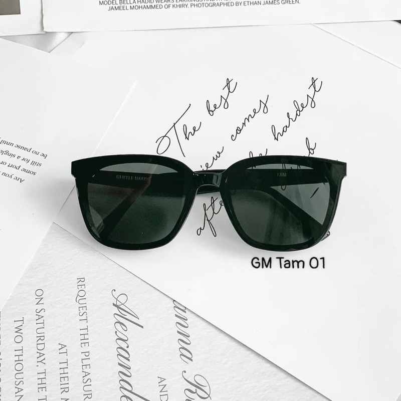 Kính Gentlemonster TAM mắt đen- mắt ghi trong