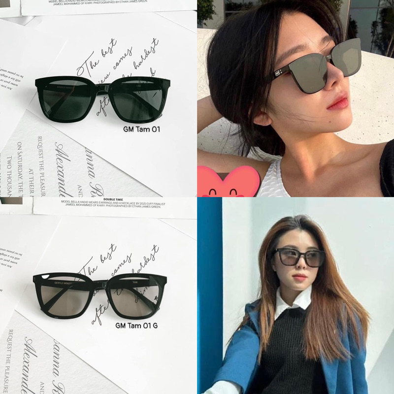 Kính Gentlemonster TAM mắt đen- mắt ghi trong