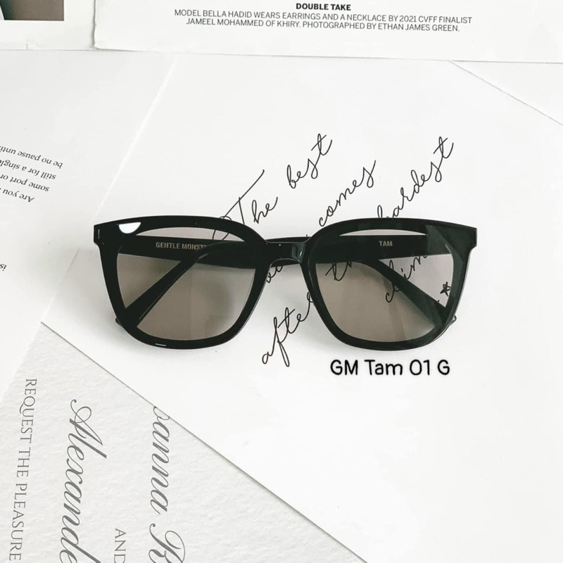Kính Gentlemonster TAM mắt đen- mắt ghi trong