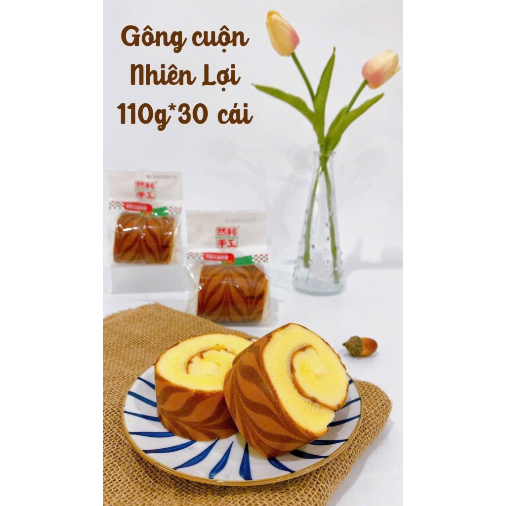SẴN HCM - Bánh Đài Loan Mông to / Gong cuộn Nhiên lợi siêu ngon