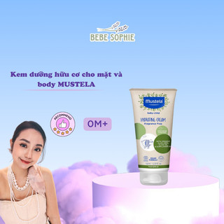 Kem dưỡng da hữu cơ Mustela Bio Crème Hydratant - Dành cho mọi loại da