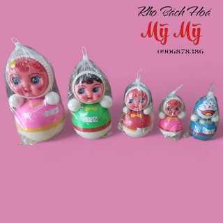 Lật đật búp bê Nga và Doremon tuổi thơ nhiều size