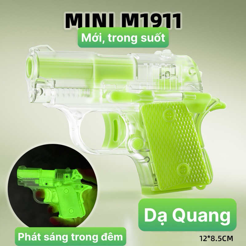 1911 MINI in 3D  - Đồ Chơi súng Nhựa ABS An Toàn, Giải Trí, CHÍNH HÃNG|