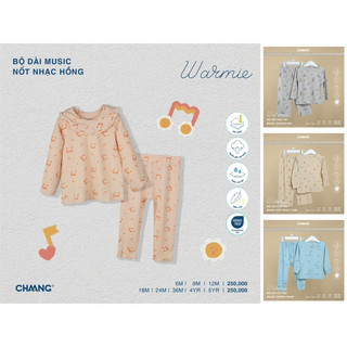 Chaang aw2023 bộ dài tay cài vai nốt nhạc aw2023