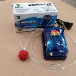 Máy sủi sục tạo khí oxy cho bể cá cảnh mini 1 vòi 2 vòi - TẶNG DÂY và Viên Sủi