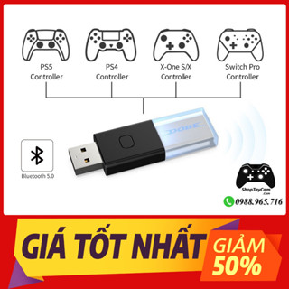 USB Bluetooth Cho Tay Cầm PS4, PS5, Xbox One S, Pro Controller Chính Hãng Dobe | Usb Bluetooth 5.0 DOBE