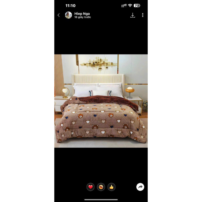 CHĂN NỈ LÔNG CỪU YUKI SIÊU ẤM CHÍNH HÃNG DÀY MỊN