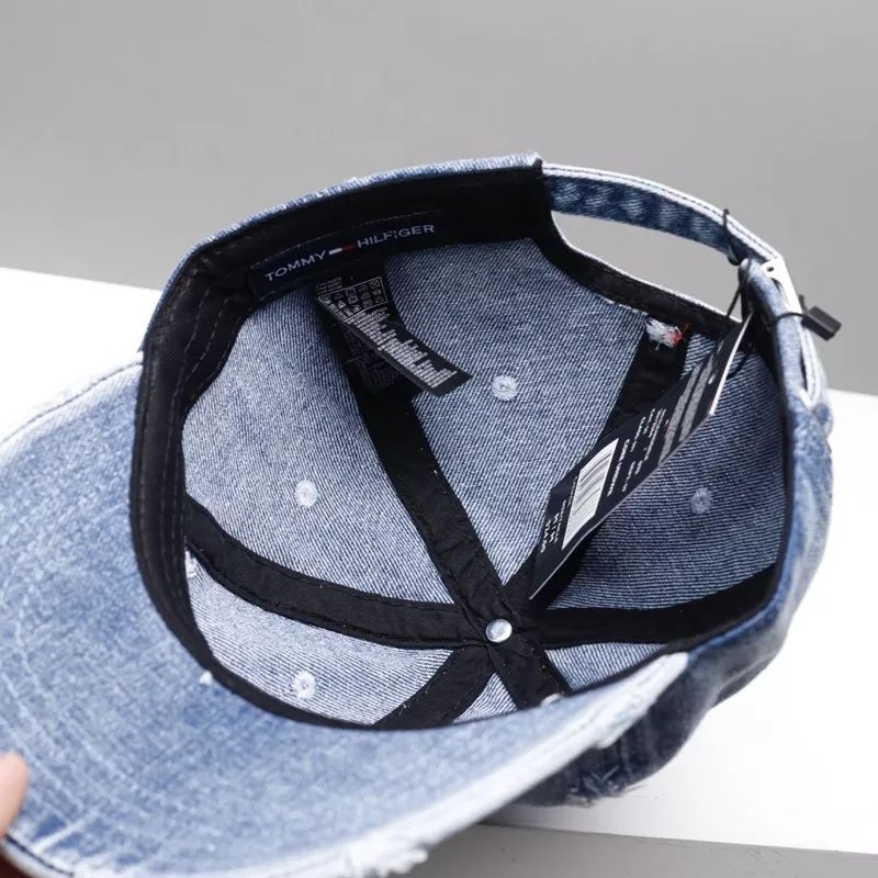 Mũ nón jean tomy rách vải bò jean thời trang hàng Xuất