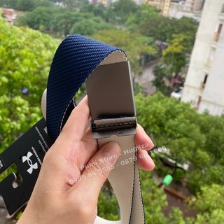 Thắt lưng golf nam UA đen khóa đen