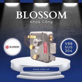 Ổ khoá hộp cửa cổng lớn BLOSSOM chính hãng inox 304