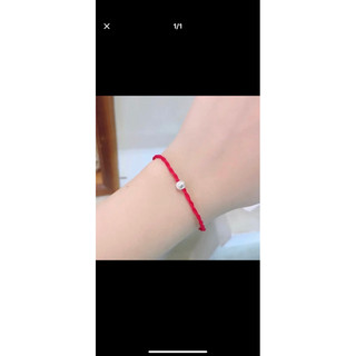 Chỉ đỏ may mắn mix bi bạc ta