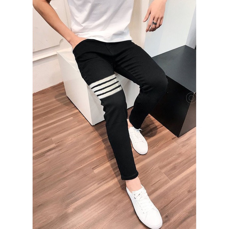 QUẦN TÂY ÂU NAM , QUẦN VẢI BOY PHỐ TRENDING - THÊU 4 XỌC THOM-E