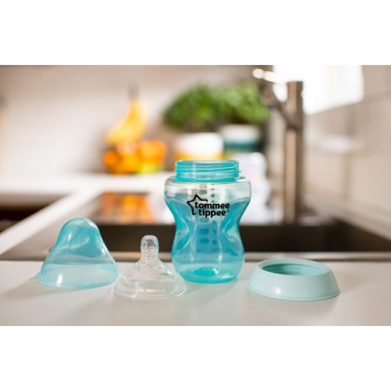 Bình sữa Tommee Tippee nhiều màu sắc Pastel 260ml - núm Âu số 1