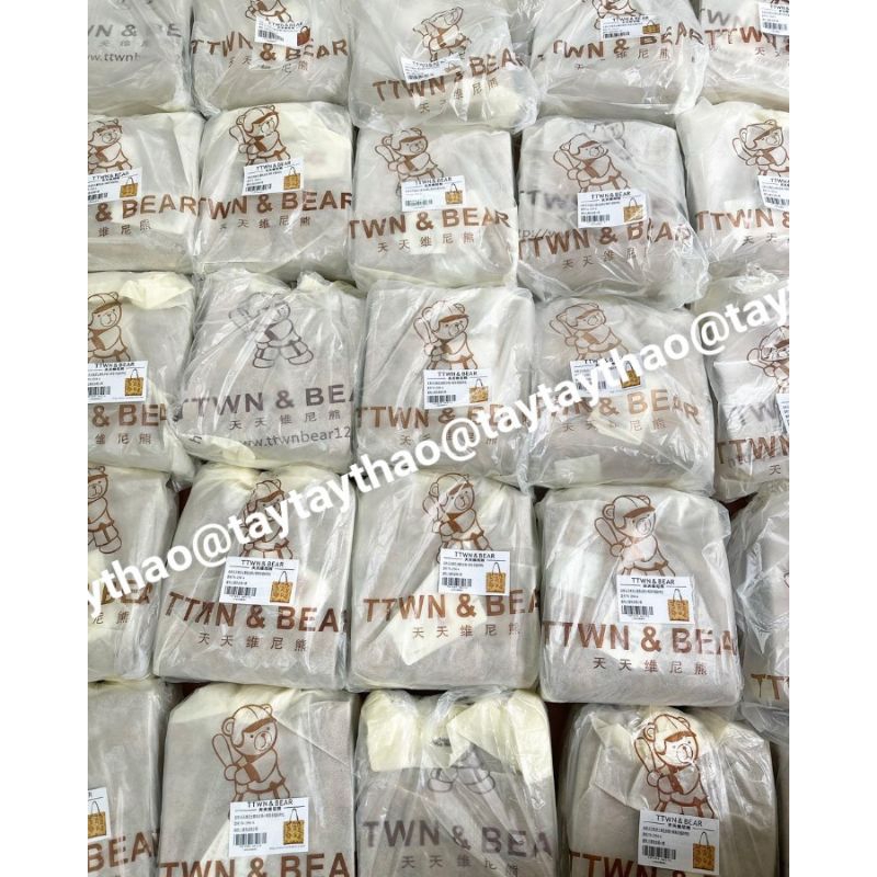 Túi xách, túi đeo chéo nữ TWB hoạ tiết gấu màu nâu siêu xinh