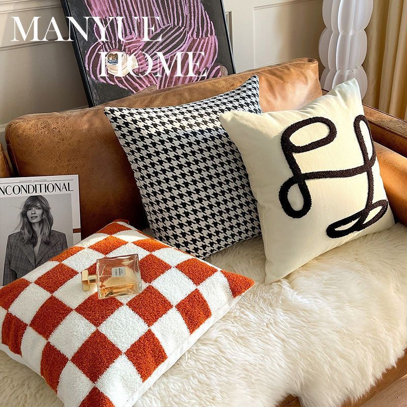 Set gối tựa lưng đơn giản decor trang trí sofa phòng khách