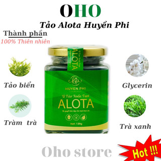 Ủ tảo Alota Huyền Phi chính hãng, ủ tảo xoắn tươi Nhật Bản dưỡng trắng cấp ẩm trẻ hóa da 60g