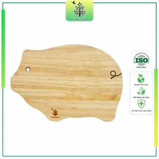 Thớt gỗ hình heo size trung 28cm | Gỗ Đức Thành - 06321 | Đạt chứng nhận vệ sinh an toàn thực phẩm