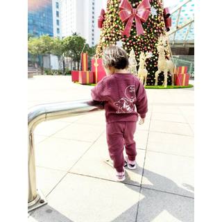 bộ len tăm in hình cho bé