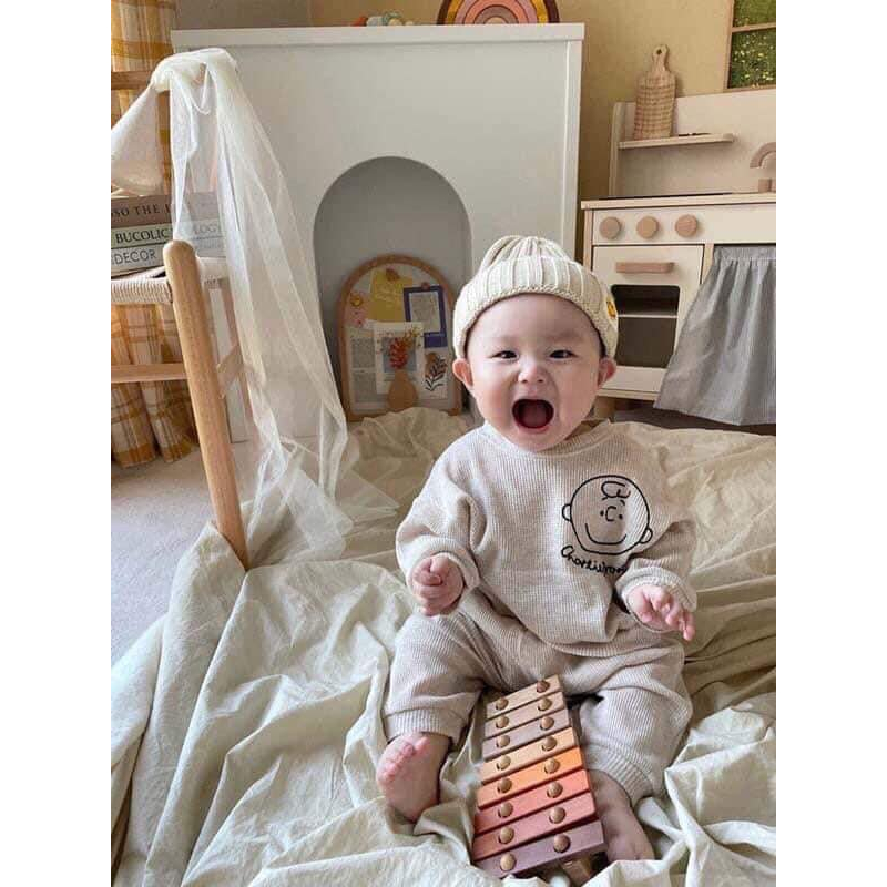 Bộ len tăm in hình cho bé