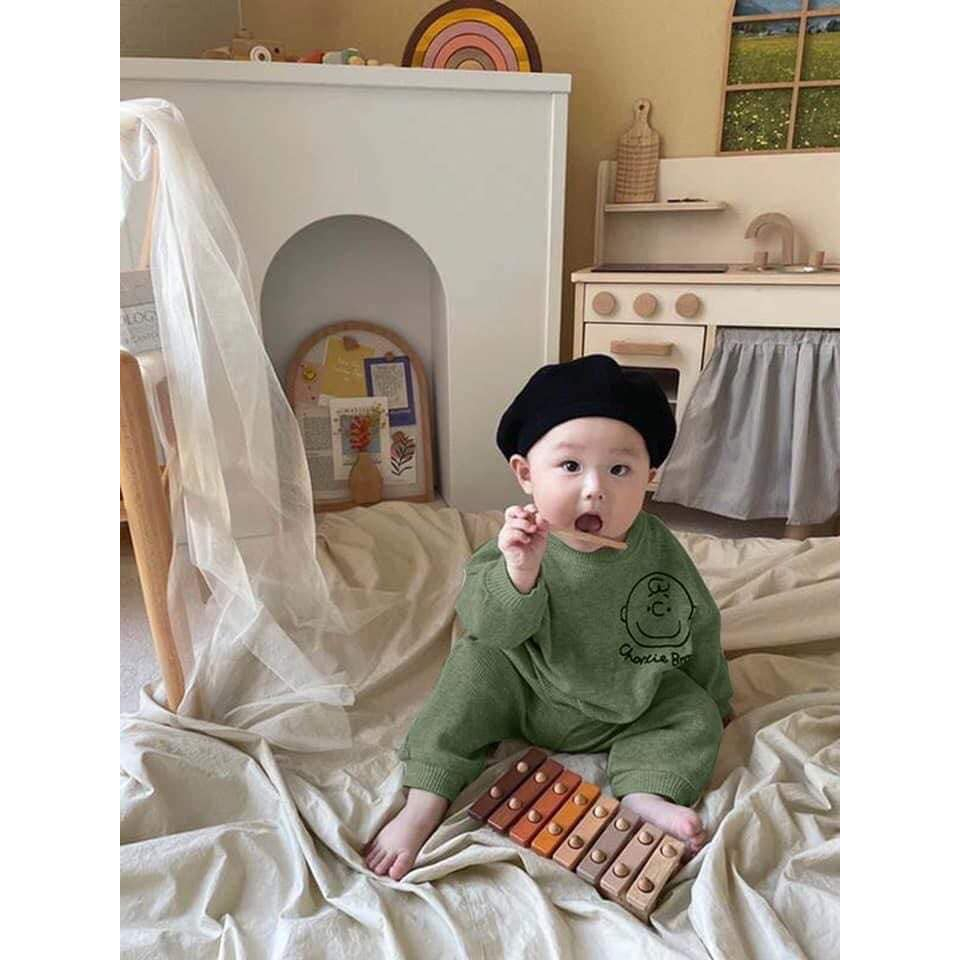 Bộ len tăm in hình cho bé