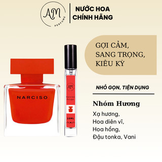 Nước hoa nữ dùng thử Narciso Rodriguez Narciso Rouge chiết 10ml - AM Perfume