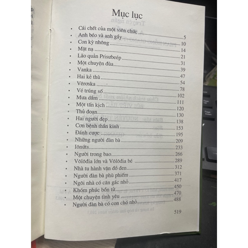 Sách - Truyện Ngắn A.Chekhov