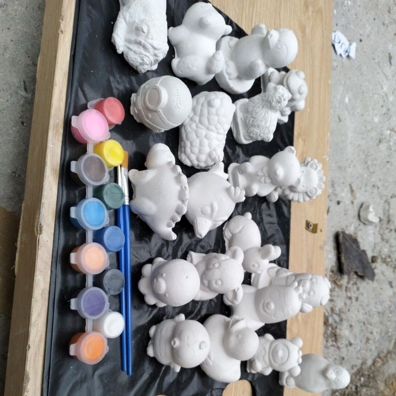 Combo 12 con thú +12 màu+2 cọ