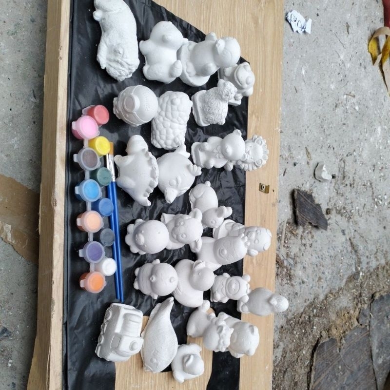 Combo 12 con thú +12 màu+2 cọ