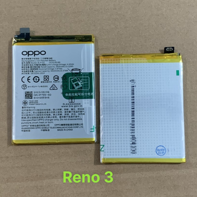 Pin BLP755 / Oppo Reno 3 / Reno 3 Pro pin zin dung lượng 4025mAh