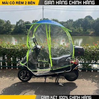 Ô dù đi mưa - sản phẩm che năng mưa xe máy có rèm 2 bên 2