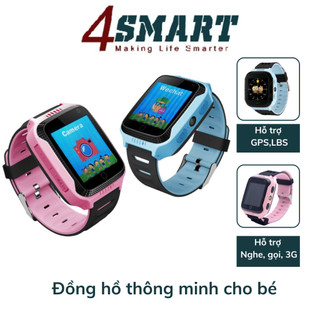 Đồng hồ định vị trẻ em hỗ trợ GPS,LBS và ứng dụng SeTracker