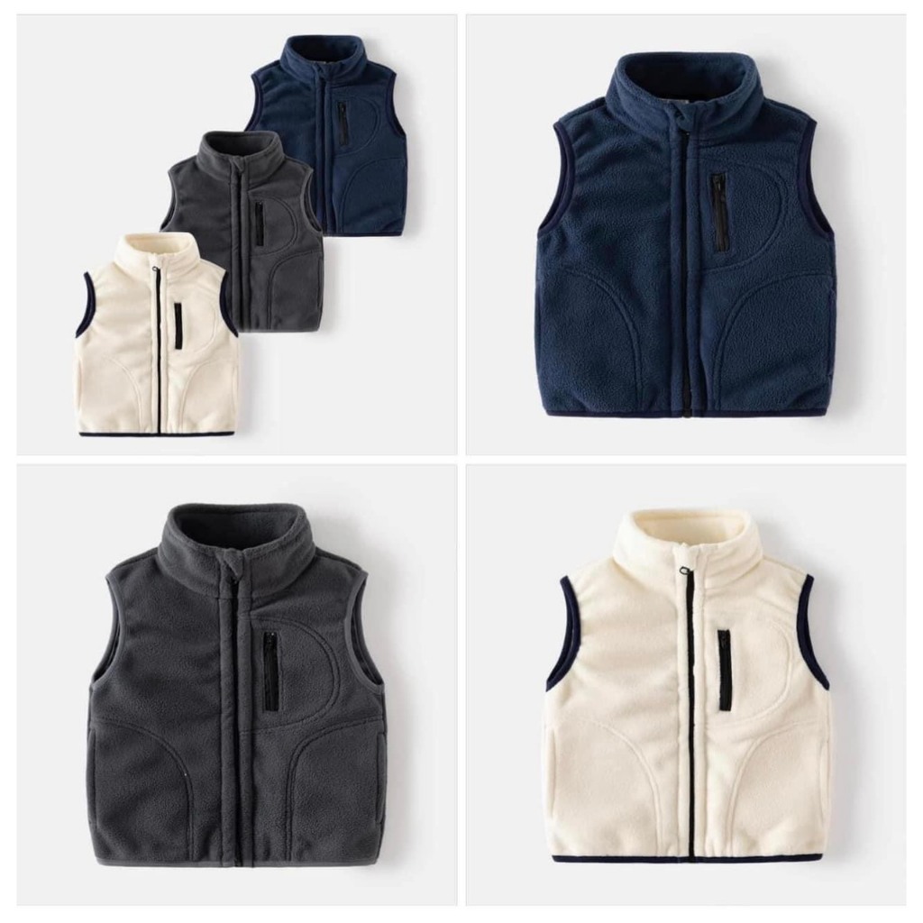 Áo Ghile nỉ WELLKIDs cổ cao chất đẹp cho bé trai