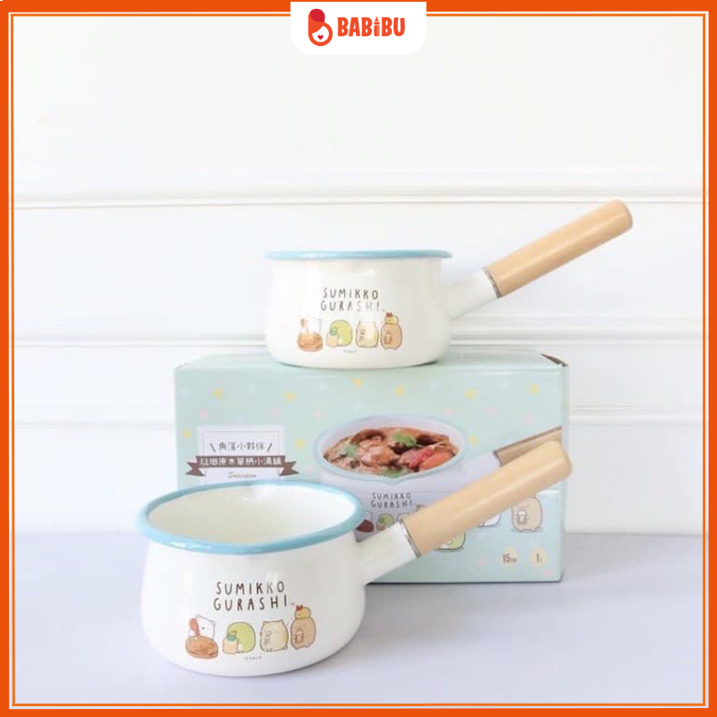 Nồi Quánh Sứ Nấu Bột MODUI Hàn Quốc cao cấp nấu đồ ăn dặm cho bé Babibu-NSM