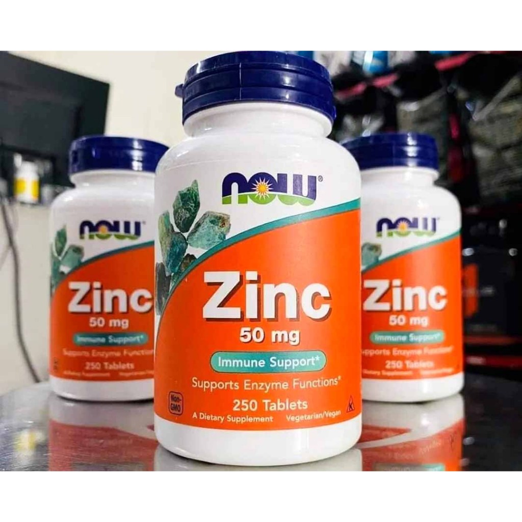 Viên uống bổ sung Now Zinc 50mg  - WHEYSHOP VN