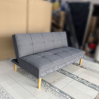 Ghế Sofa Bed 1m5 Bọc Vải Bố Với 3 Chức Năng Hiện Đại Sang Trọng