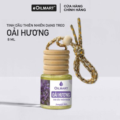 Tinh dầu thiên nhiên treo xe, tủ quần áo giúp khử mùi, làm thơm phòng 8ml