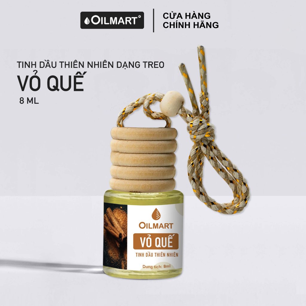 Tinh dầu thiên nhiên treo xe, tủ quần áo giúp khử mùi, làm thơm phòng 8ml