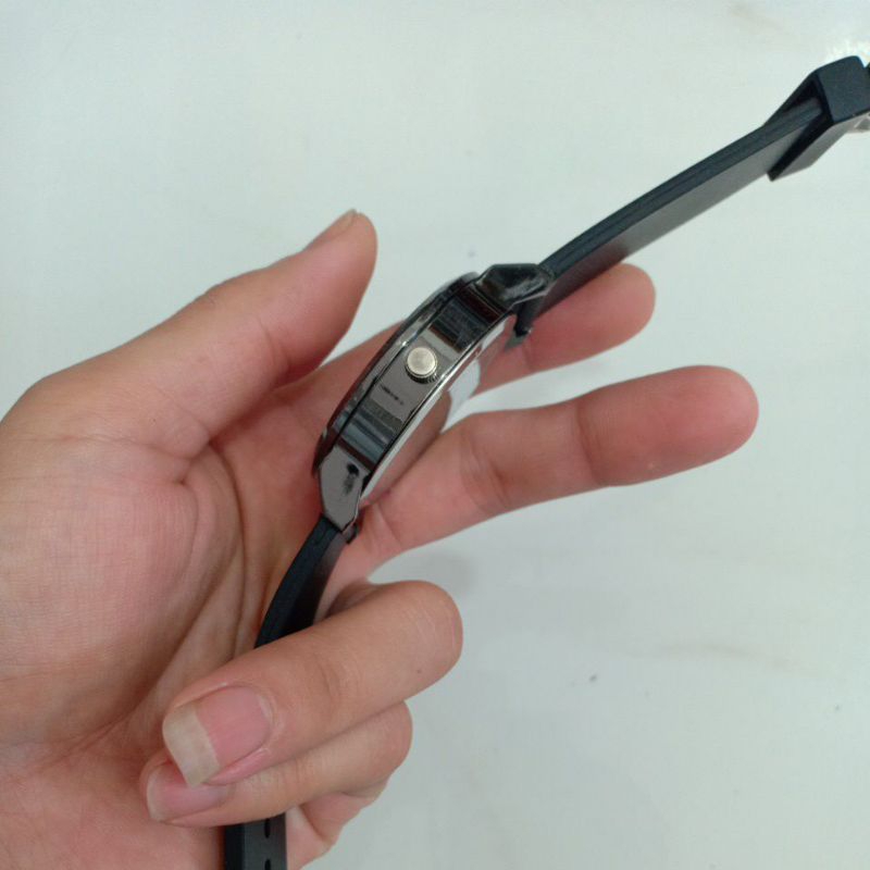 Đồng hồ nam si nhật dây cao su hiệu GLEAM phù hợp nam tay to