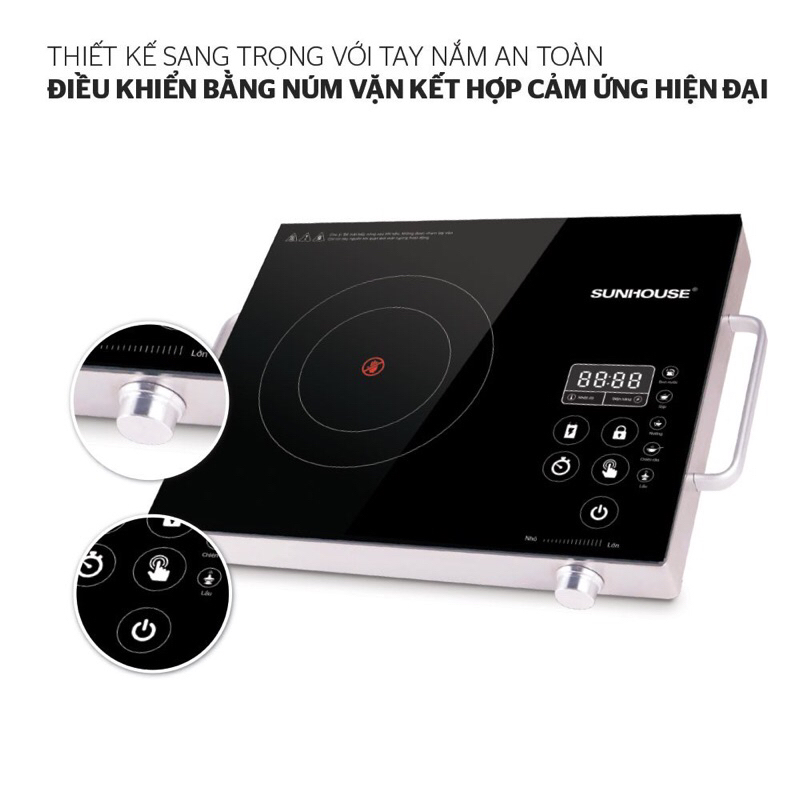 Bếp Hồng Ngoại Sunhouse SHD6017
