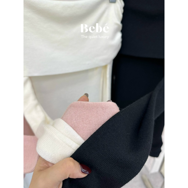 Áo trễ vai dúm 3 màu