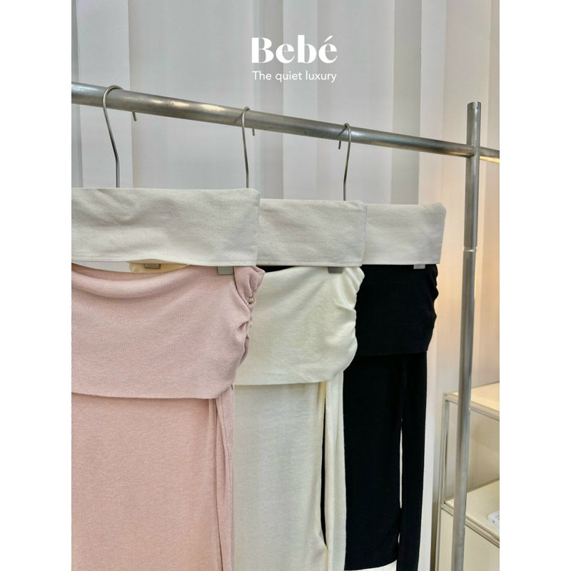 Áo trễ vai dúm 3 màu